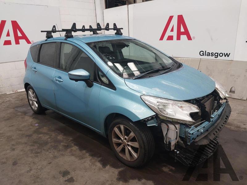 2016 NISSAN NOTE TEKNA DCI 1461cc TURBO DIESEL MANUAL 5 DOOR MPV