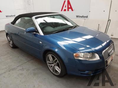 Image of 2007 AUDI A4 T SPORT 1781cc TURBO PETROL MANUAL 5 Speed 2 DOOR CONVERTIBLE