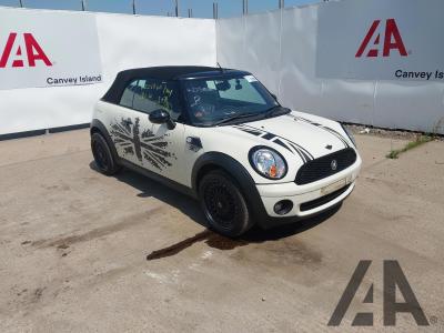 Image of 2010 MINI CONVERTIBLE COOPER 1598cc PETROL MANUAL 6 Speed 2 DOOR CONVERTIBLE