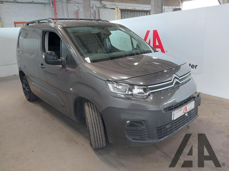 2021 CITROEN BERLINGO 1000 DRIVER M BLUEHDI 1499cc TURBO DIESEL MANUAL 3 DOOR PANEL VAN