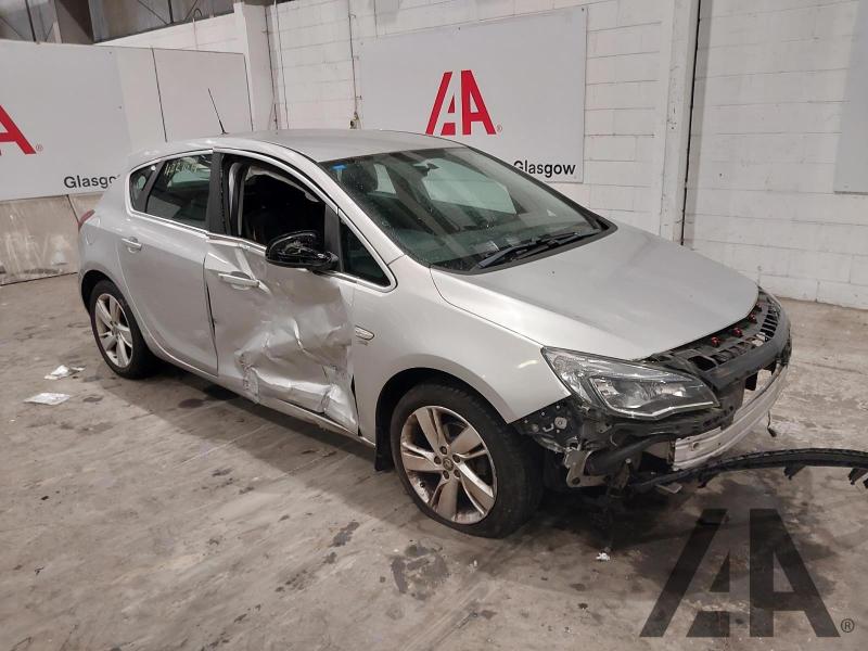 2012 VAUXHALL ASTRA SRI 1598cc PETROL MANUAL 5 Speed 5 DOOR HATCHBACK