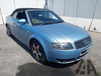 Image of 2004 AUDI A4 T 1781cc TURBO PETROL MANUAL 5 Speed 2 DOOR CONVERTIBLE