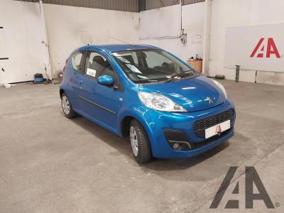 2013 PEUGEOT 107 ACTIVE 998cc PETROL MANUAL 5 Speed 3 DOOR HATCHBACK