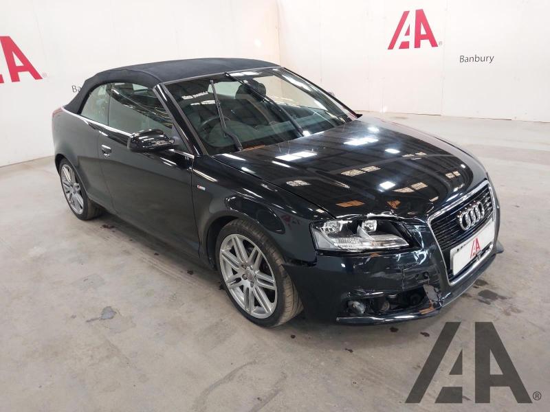 2011 AUDI A3 TDI S LINE 1968cc TURBO DIESEL SEMI AUTO 6 Speed 2 DOOR CONVERTIBLE