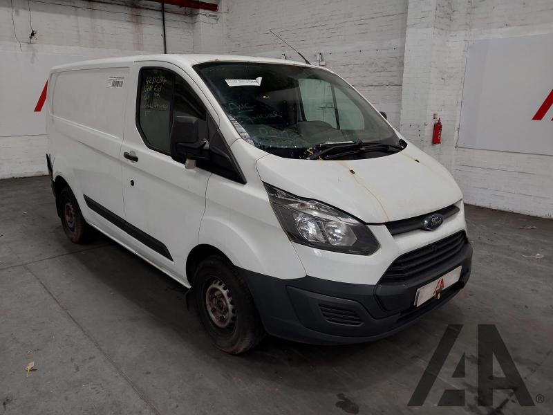 2015 FORD TRANSIT CUSTOM 270 LR P/V 2198cc TURBO DIESEL MANUAL 6 Speed PANEL VAN