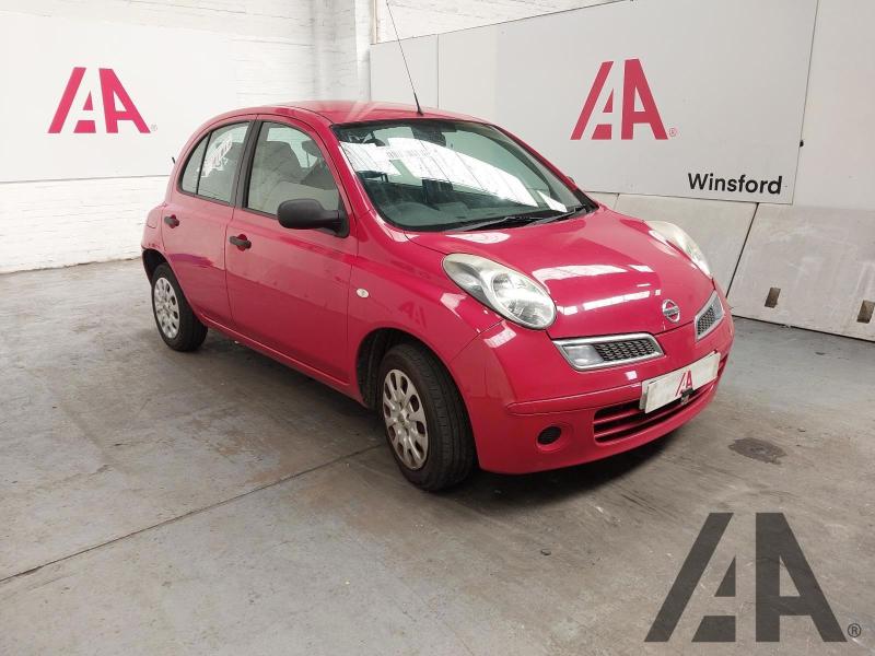 2009 NISSAN MICRA VISIA 1240cc PETROL MANUAL 5 Speed 5 DOOR HATCHBACK