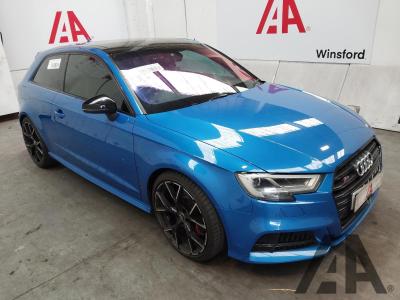 Image of 2017 AUDI A3 S3 TFSI QUATTRO BLACK EDITION 1984cc TURBO PETROL SEMI AUTO 7 Speed 3 DOOR HATCHBACK