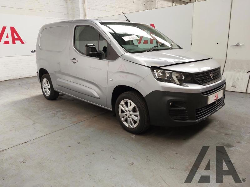 2021 PEUGEOT PARTNER BLUEHDI ASPHALT PREMIUM L1 1499cc TURBO DIESEL MANUAL 3 DOOR PANEL VAN
