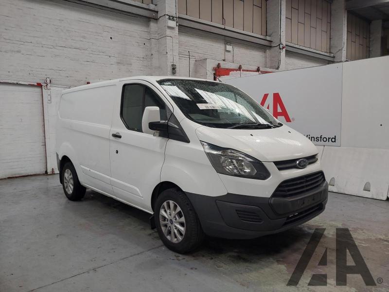 2016 FORD TRANSIT CUSTOM 290 LR P/V 2198cc TURBO DIESEL MANUAL 6 Speed PANEL VAN
