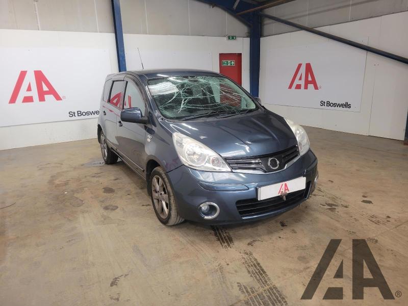 2012 NISSAN NOTE N-TEC PLUS 1386cc PETROL MANUAL 5 Speed 5 DOOR MPV
