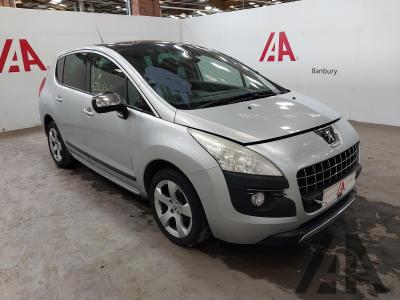 2011 PEUGEOT 3008 EXCLUSIVE HDI 1560cc TURBO DIESEL SEMI AUTO 6 Speed 5 DOOR HATCHBACK