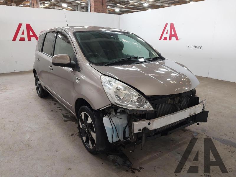 2012 NISSAN NOTE N-TEC PLUS 1386cc PETROL MANUAL 5 Speed 5 DOOR MPV