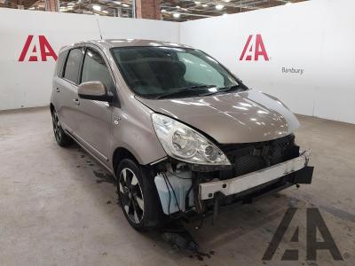 Image of 2012 NISSAN NOTE N-TEC PLUS 1386cc PETROL MANUAL 5 Speed 5 DOOR MPV