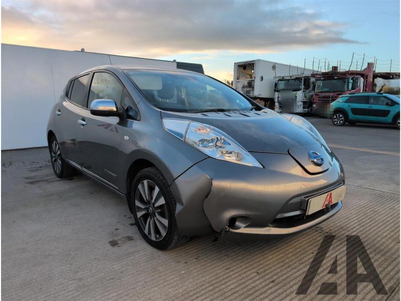 2017 NISSAN LEAF TEKNA ELECTRIC DIRECT DRIVE 5 DOOR HATCHBACK