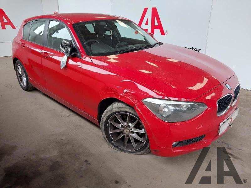 2012 BMW 1 SERIES 116D EFFICIENTDYNAMICS 1598cc TURBO DIESEL MANUAL 5 DOOR HATCHBACK