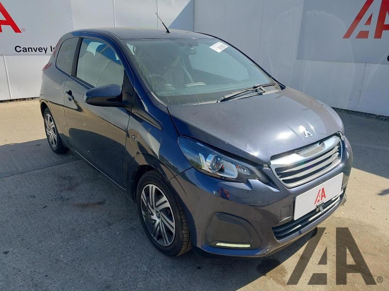 2014 PEUGEOT 108 ACTIVE 998cc PETROL MANUAL 5 Speed 3 DOOR HATCHBACK