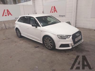 Image of 2018 AUDI A3 SPORTBACK TFSI S LINE BLACK ED 1498cc TURBO PETROL MANUAL 6 Speed 5 DOOR HATCHBACK