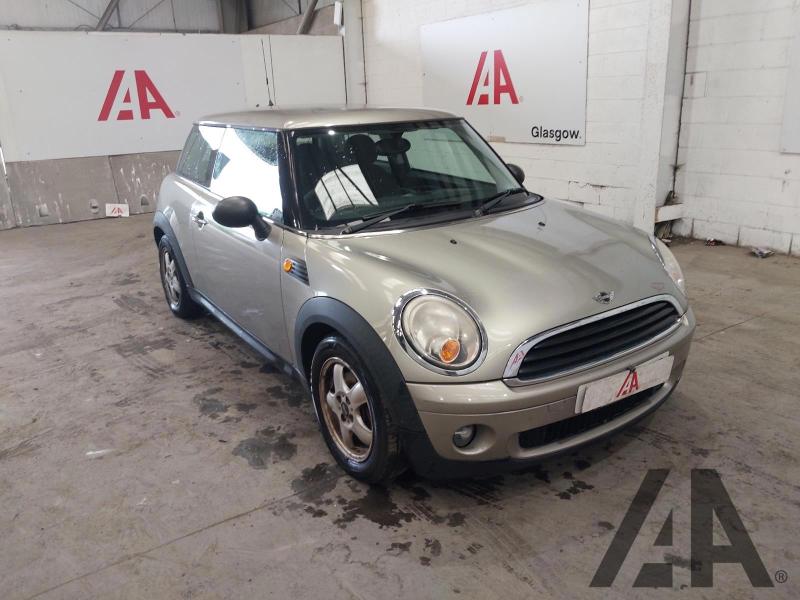 2009 MINI HATCH ONE 1397cc PETROL MANUAL 6 Speed 3 DOOR HATCHBACK