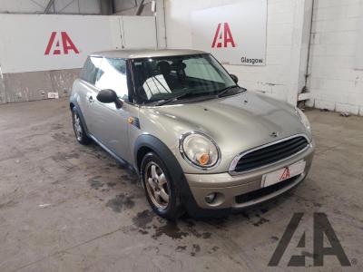Image of 2009 MINI HATCH ONE 1397cc PETROL MANUAL 6 Speed 3 DOOR HATCHBACK
