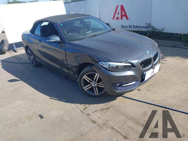 2015 BMW 2 SERIES 218I SPORT 1499cc TURBO PETROL MANUAL 2 DOOR CONVERTIBLE