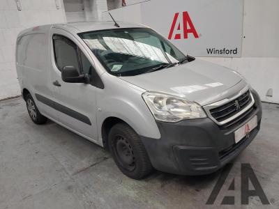 Image of 2018 PEUGEOT PARTNER BLUE HDI PROFESSIONAL L1 1560cc TURBO DIESEL MANUAL 5 Speed PANEL VAN