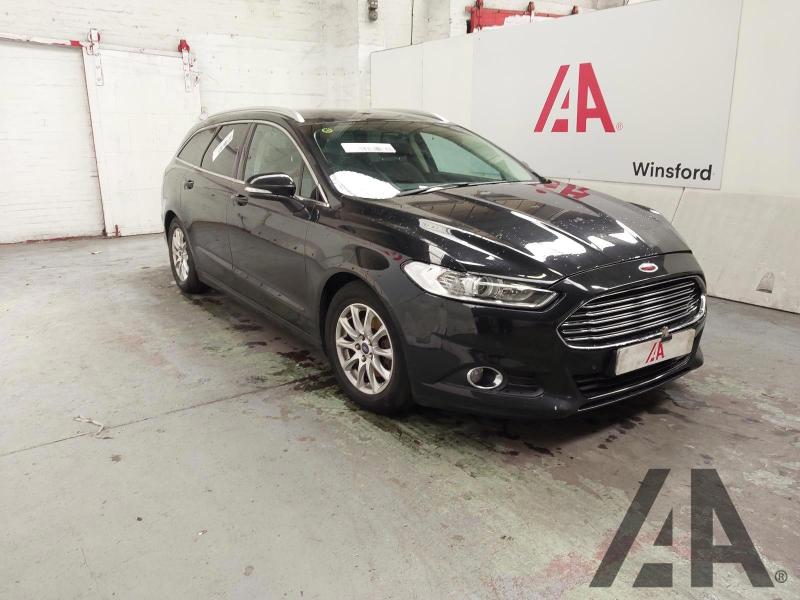2015 FORD MONDEO ZETEC ECONETIC TDCI 1997cc TURBO DIESEL MANUAL 6 Speed 5 DOOR ESTATE