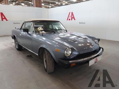 Image of 1980 FIAT 124 PININFARINA SPIDER 2000 1995cc PETROL MANUAL 2 DOOR CONVERTIBLE