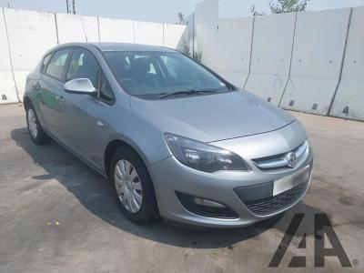 2013 VAUXHALL ASTRA EXCLUSIV CDTI ECOFLEX S/S 1686cc TURBO DIESEL MANUAL 6 Speed 5 DOOR HATCHBACK