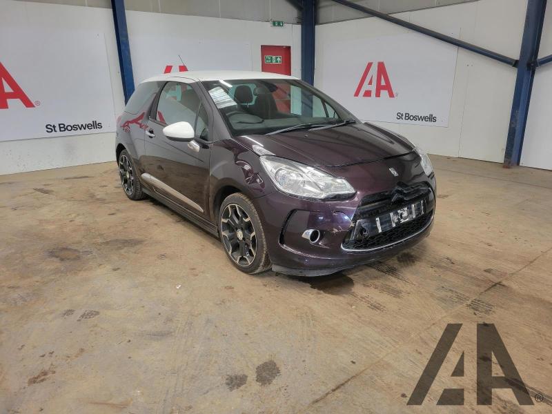 2014 CITROEN DS3 E-HDI DSTYLE PLUS 1560cc TURBO DIESEL MANUAL 5 Speed 3 DOOR HATCHBACK