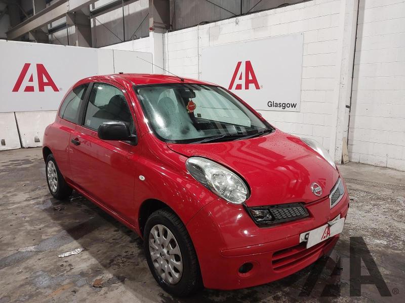 2010 NISSAN MICRA VISIA 1240cc PETROL MANUAL 5 Speed 3 DOOR HATCHBACK