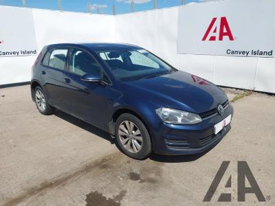Image of 2014 VOLKSWAGEN GOLF SE TSI BLUEMOTION TECHNOLOGY D 1395cc TURBO PETROL SEMI AUTO 7 Speed 5 DOOR HATCHBACK
