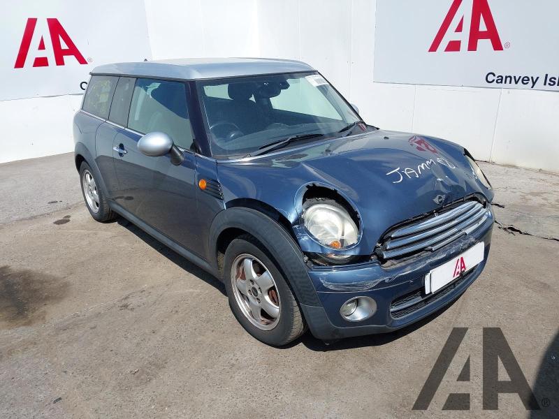 2009 MINI CLUBMAN COOPER D 1560cc TURBO DIESEL MANUAL 6 Speed 5 DOOR ESTATE