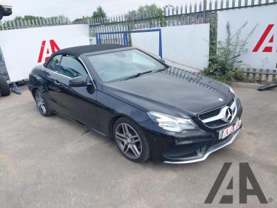 Image of 2014 MERCEDES E-CLASS E220 CDI AMG SPORT 2143cc TURBO DIESEL AUTOMATIC 2 DOOR CONVERTIBLE