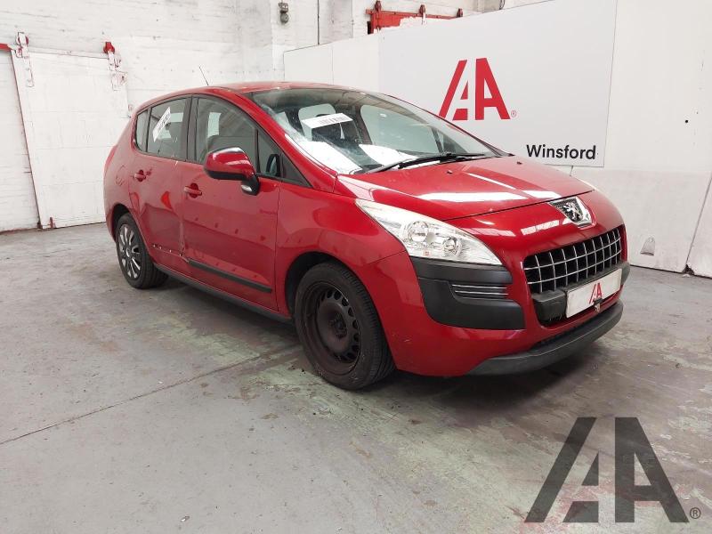 2013 PEUGEOT 3008 HDI ACCESS 1560cc TURBO DIESEL MANUAL 6 Speed 5 DOOR HATCHBACK