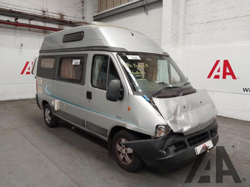2005 PEUGEOT BOXER 290 LX MWB HDI S/R 2179cc TURBO DIESEL MANUAL PANEL VAN