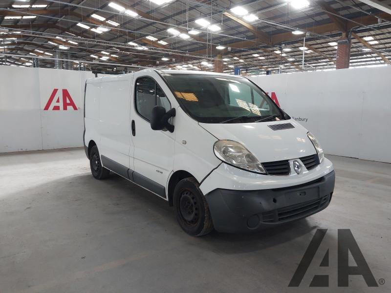 2012 RENAULT TRAFIC SL27 DCI S/R 1996cc TURBO DIESEL MANUAL 6 Speed PANEL VAN