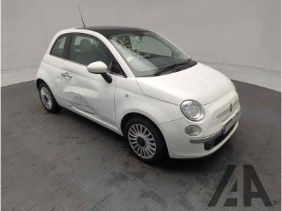 Image of 2010 FIAT 500 LOUNGE 1242cc PETROL MANUAL 3 DOOR HATCHBACK