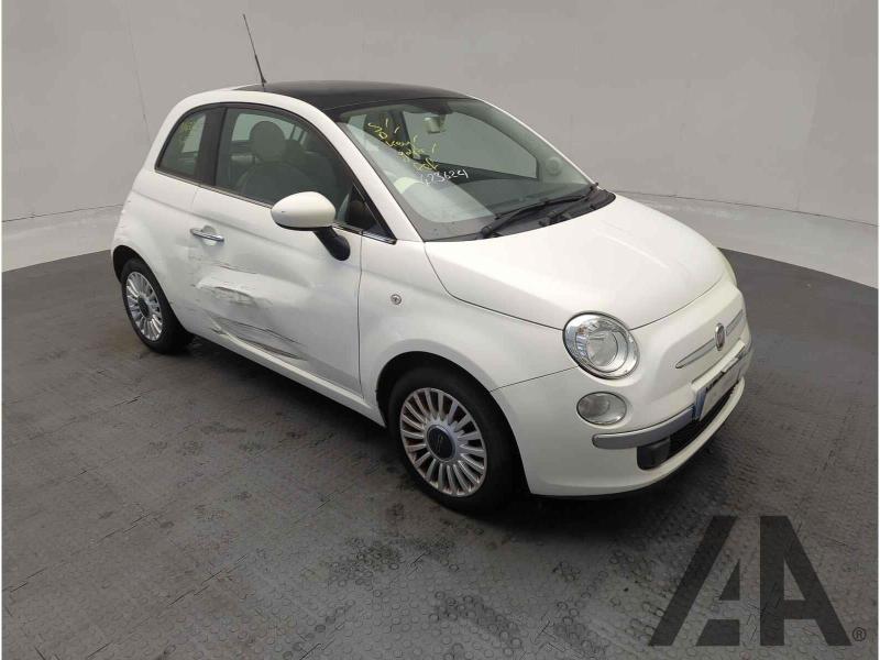 2010 FIAT 500 LOUNGE 1242cc PETROL MANUAL 3 DOOR HATCHBACK