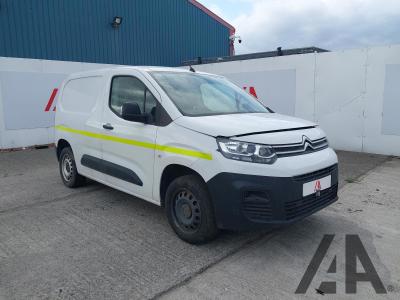Image of 2023 CITROEN BERLINGO 1000 ENTERPRISE EDITION M BLUE 1499cc TURBO DIESEL MANUAL PANEL VAN