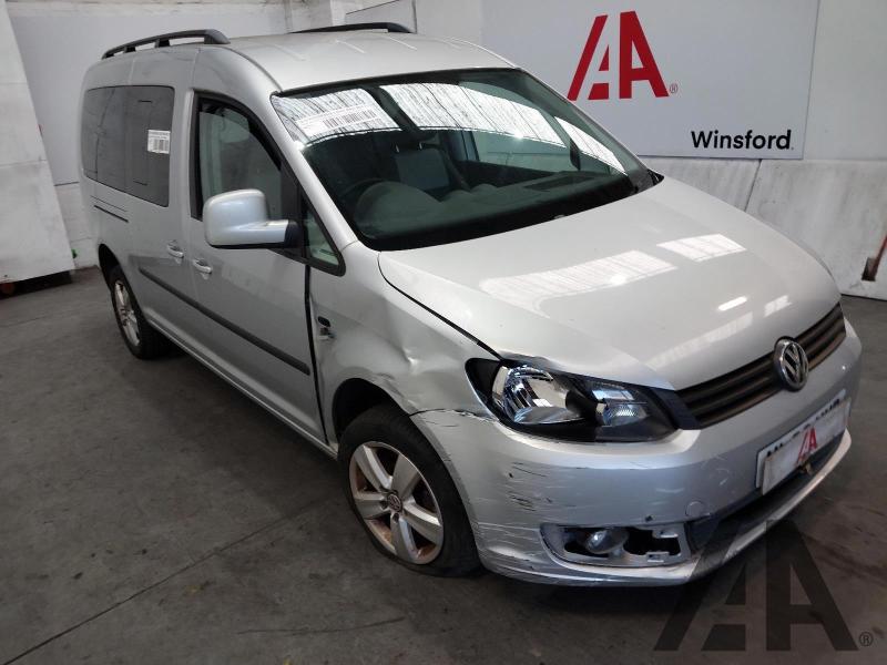2013 VOLKSWAGEN CADDY MAXI C20 LIFE TDI 1598cc TURBO DIESEL MANUAL 5 DOOR MPV