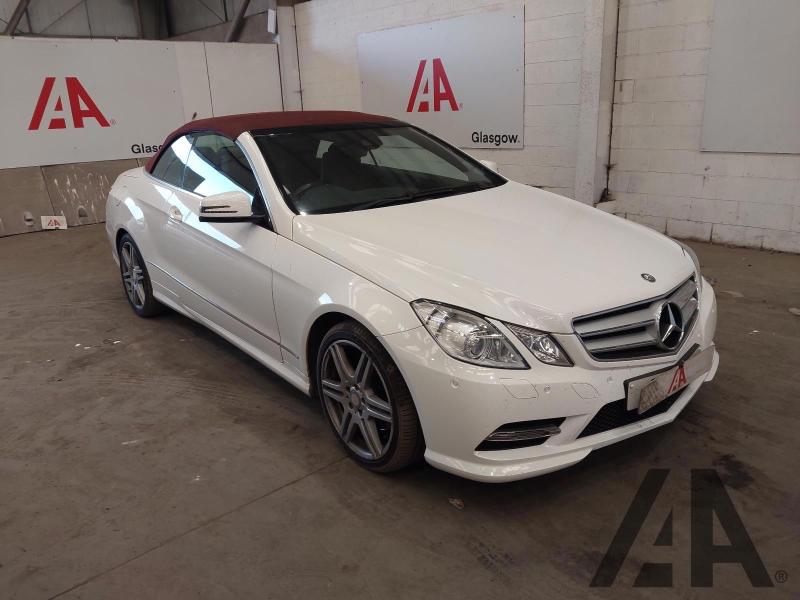 2013 MERCEDES E-CLASS E220 CDI BLUEEFFICIENCY SPORT 2143cc TURBO DIESEL AUTOMATIC 2 DOOR CONVERTIBLE