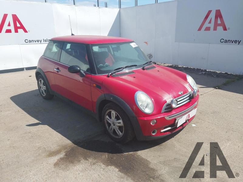 2006 MINI HATCH COOPER 1598cc PETROL MANUAL 5 Speed 3 DOOR HATCHBACK