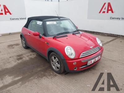 Image of 2007 MINI CONVERTIBLE ONE 1598cc PETROL MANUAL 5 Speed 2 DOOR CONVERTIBLE