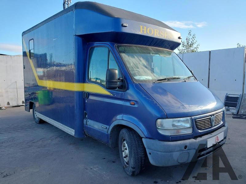1999 VAUXHALL MOVANO 35T LWB H/R 2799cc TURBO DIESEL MANUAL 5 Speed PANEL VAN