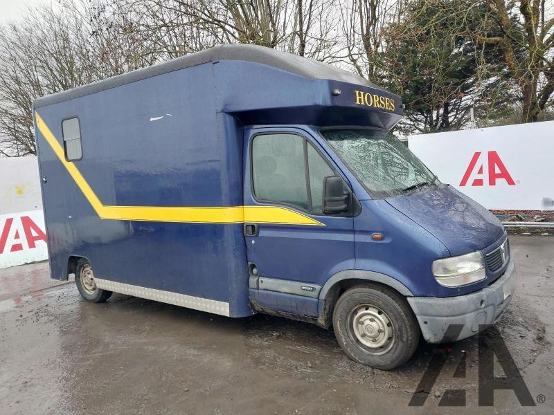 1999 VAUXHALL MOVANO 35T LWB H/R 2799cc TURBO DIESEL MANUAL 5 Speed PANEL VAN