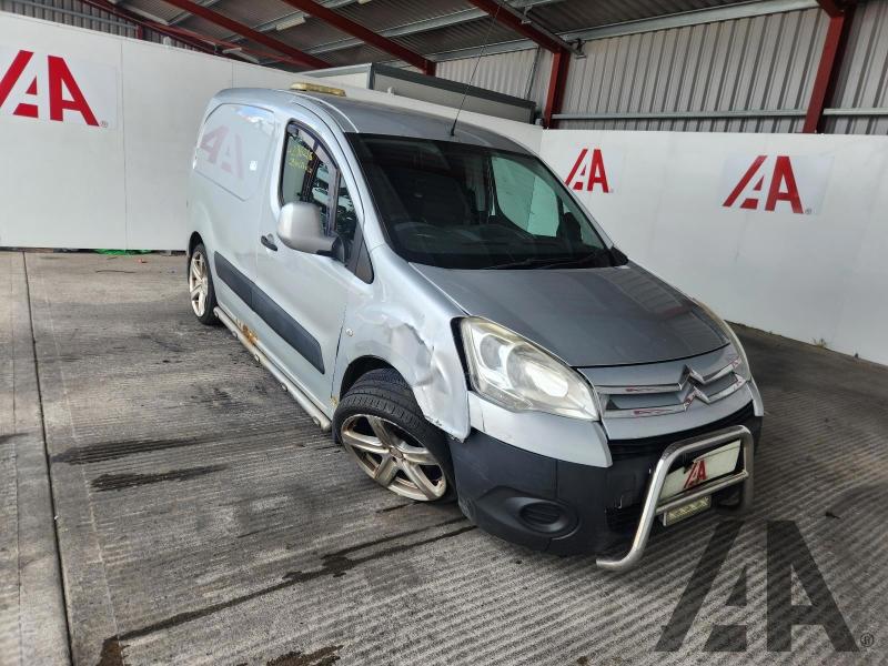 2012 CITROEN BERLINGO 625 ENTERPRISE L1 HDI 1560cc TURBO DIESEL MANUAL 5 Speed PANEL VAN