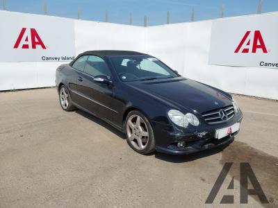 Image of 2009 MERCEDES CLK CLK200 KOMPRESSOR SPORT 1796cc SUPER PETROL AUTOMATIC 6 Speed 2 DOOR CONVERTIBLE