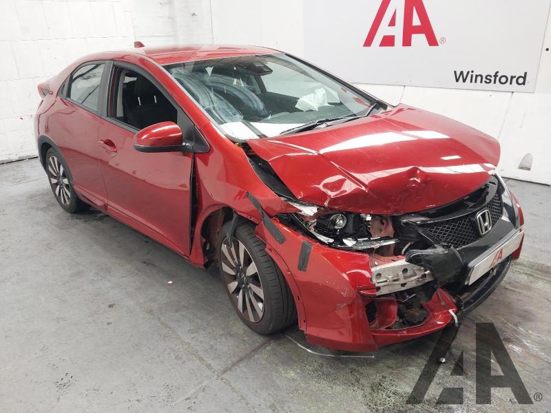 2016 HONDA CIVIC I-VTEC SE PLUS 1798cc PETROL AUTOMATIC 5 Speed 5 DOOR HATCHBACK