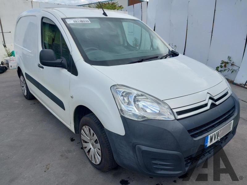 2017 CITROEN BERLINGO 625 ENTERPRISE L1 BLUEHDI 1560cc TURBO DIESEL MANUAL 5 Speed PANEL VAN