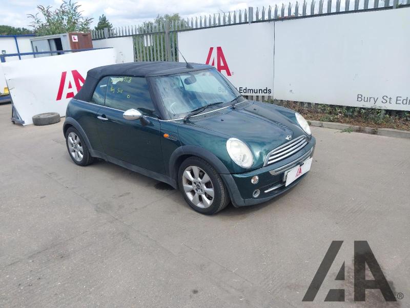 2005 MINI CONVERTIBLE COOPER 1598cc PETROL MANUAL 5 Speed 2 DOOR CONVERTIBLE